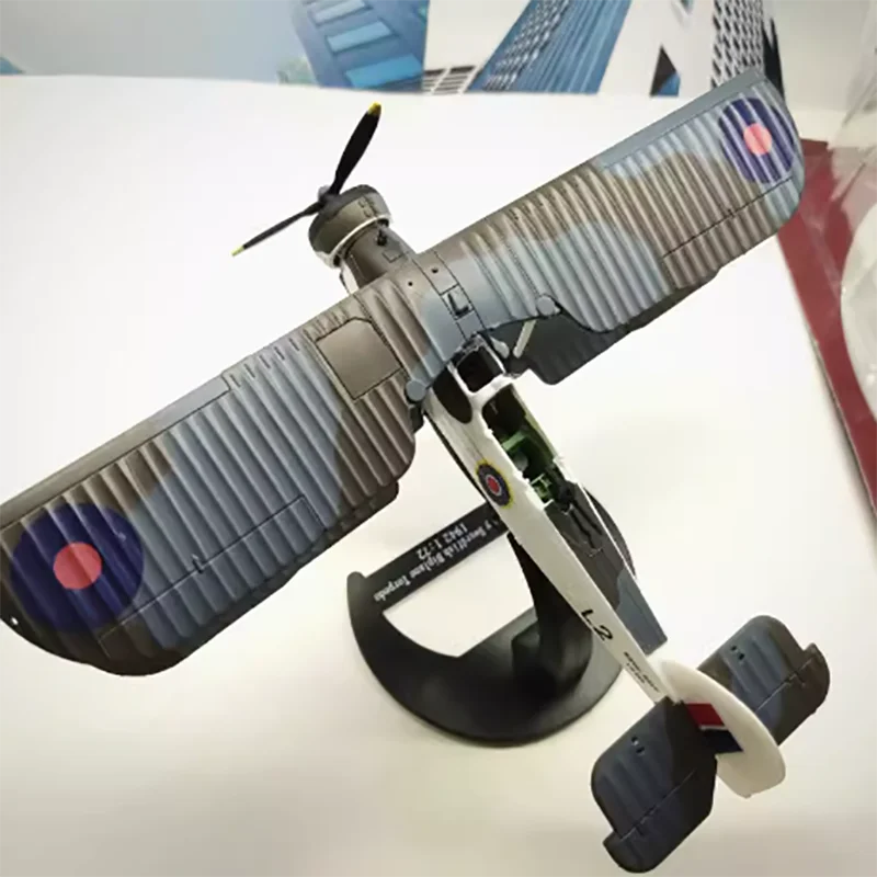15cm British Swordfish Fighter Alloy Aircraft Model Reconnaissance Plane Destroyed Bismarck Swordfish Finished Airplane Model