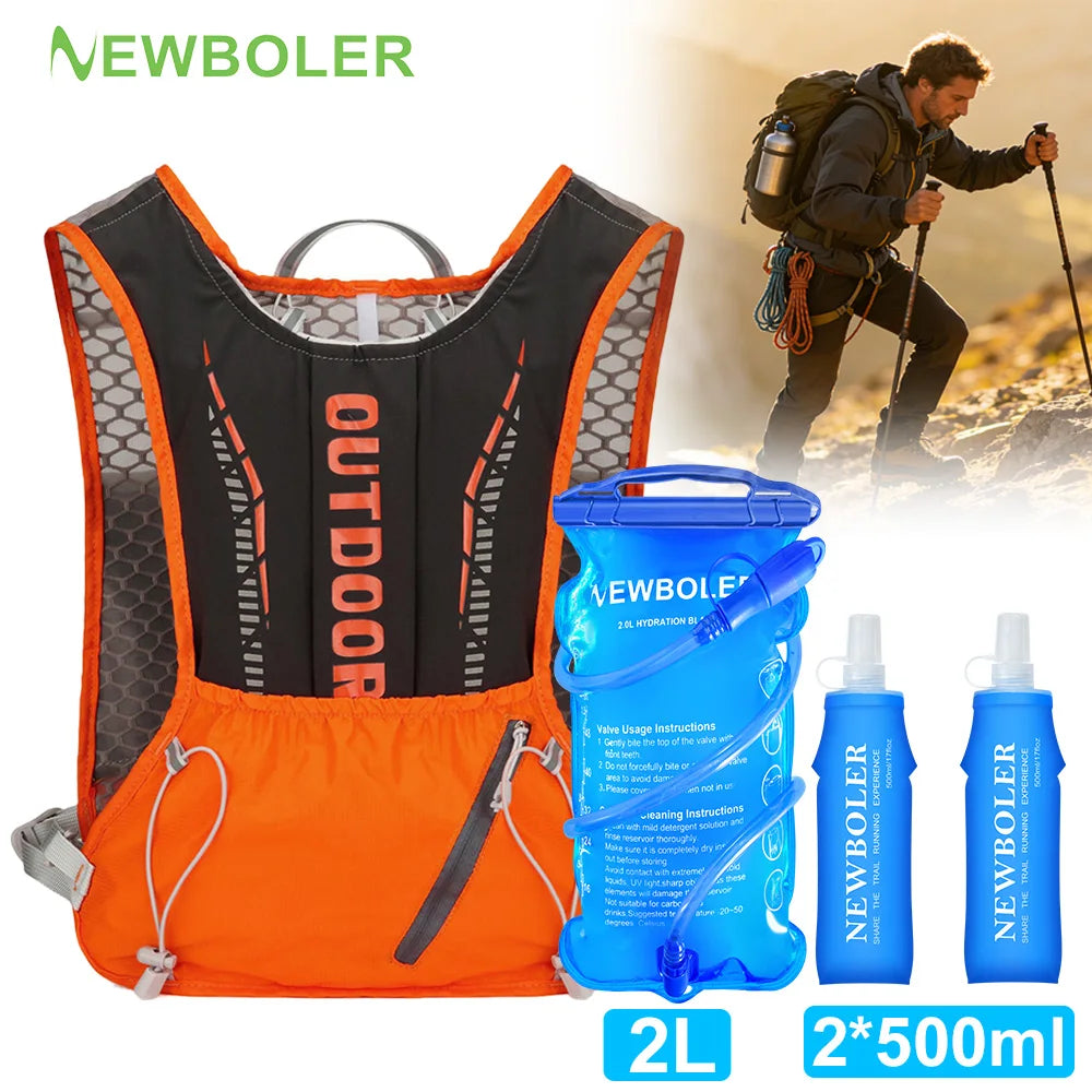 Outdoor Lightweight Backpack Trail Running Backpack Cycling Bag Mountaineering Backpack Hiking Backpack Hydration Backpack