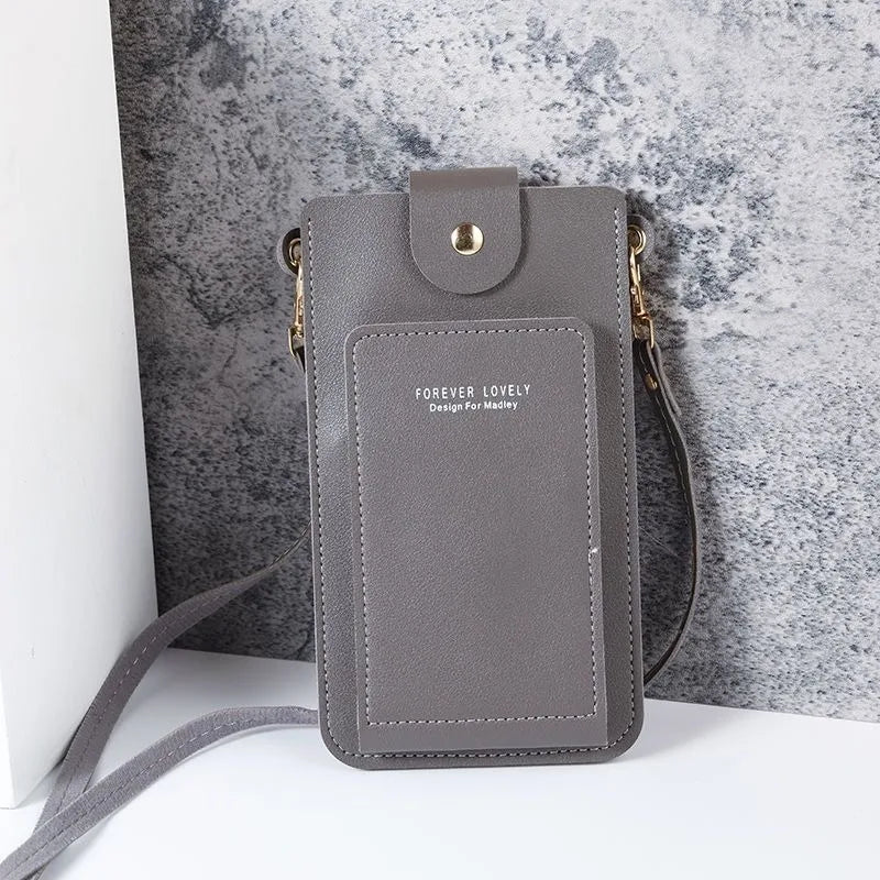 Multi-functional Cell Phone Touch Screen Clutch Bag Women's Wallet Large Capacity Travel Card Holder Passport Holder