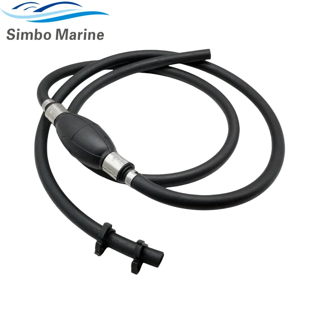 3/8" Marine Outboard Boat Motor Fuel Gas Hose Line Assembly with Primer Bulb