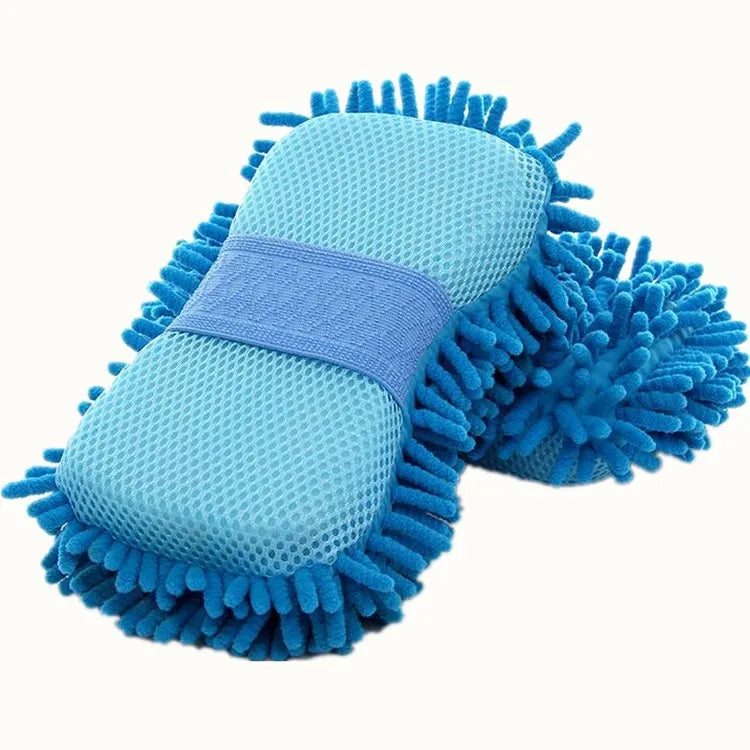 Car Wash Microfiber Chenille Car Wash Sponge Care Washing Brush Pad Washing Towel Auto Gloves Styling Accessories Gadget