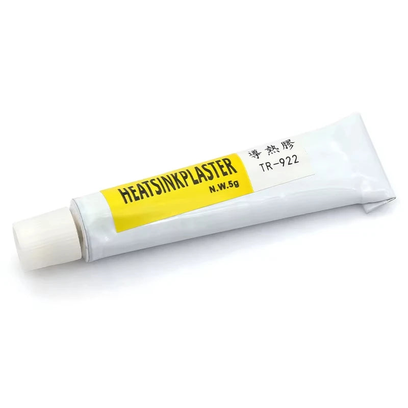 5Pcs TR-922 Thermal Silicone Adhesive Plaster Strong Sticky Cooling Paste Glue Compound for Heatsink Heat Sink Cooling