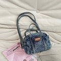 New Korean Style Mini Crossbody Bag Fashion Denim Shoulder Bag for Teenage Girl Relaxing and Versatile Travel Bag