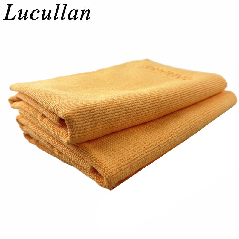 Export Material Orange Pearl Microfiber Ceramic Coating Towel Sealant Removal Interior Cleaning Cloth