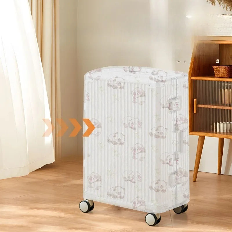 5pcs Luggage Disposable Dust Cover, Non-woven Fabric Travel Suitcase Storage Protective Cover, Rain Cover