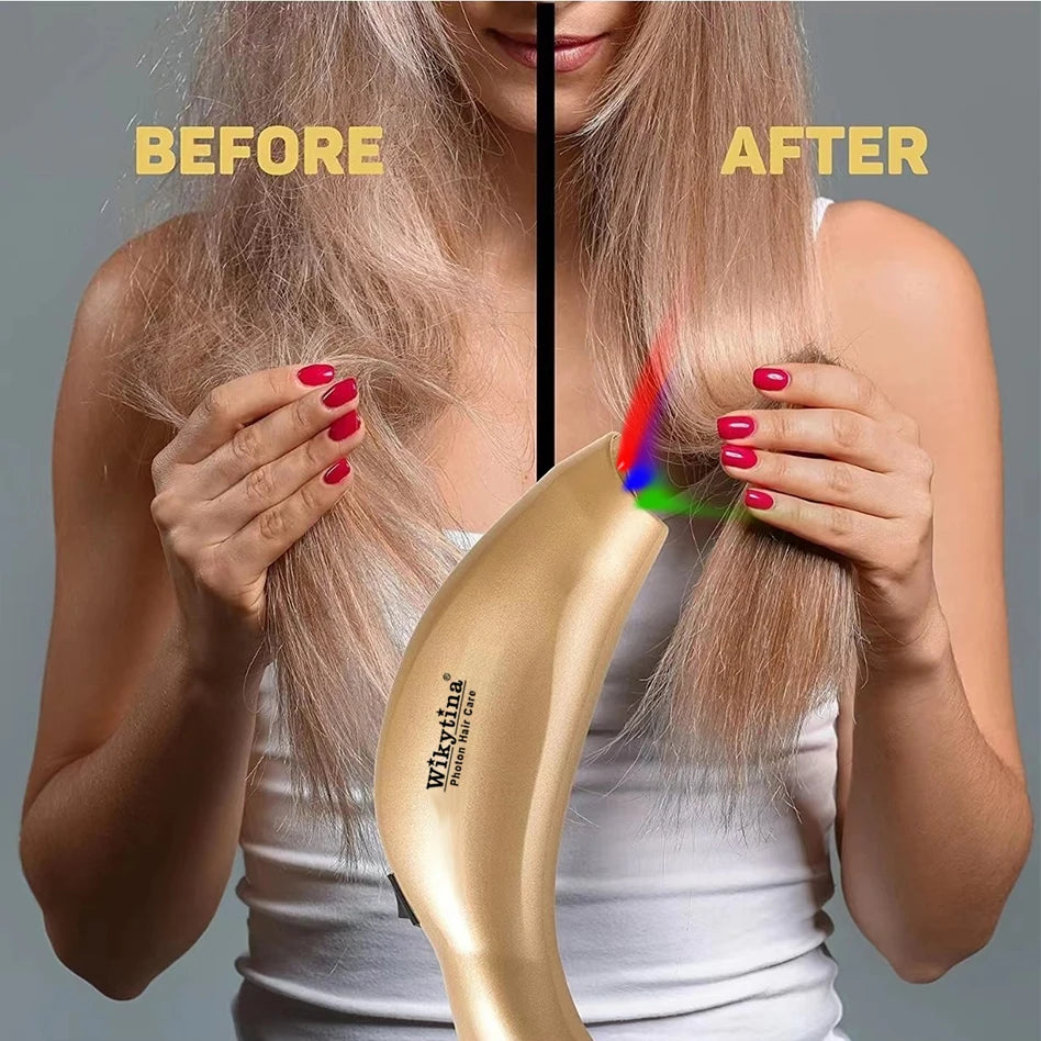 Wikytina Photon Hair Growth Home Device - Anti-Hair Loss Follicle Regeneration Red Light Therapy Hair Scalp Health