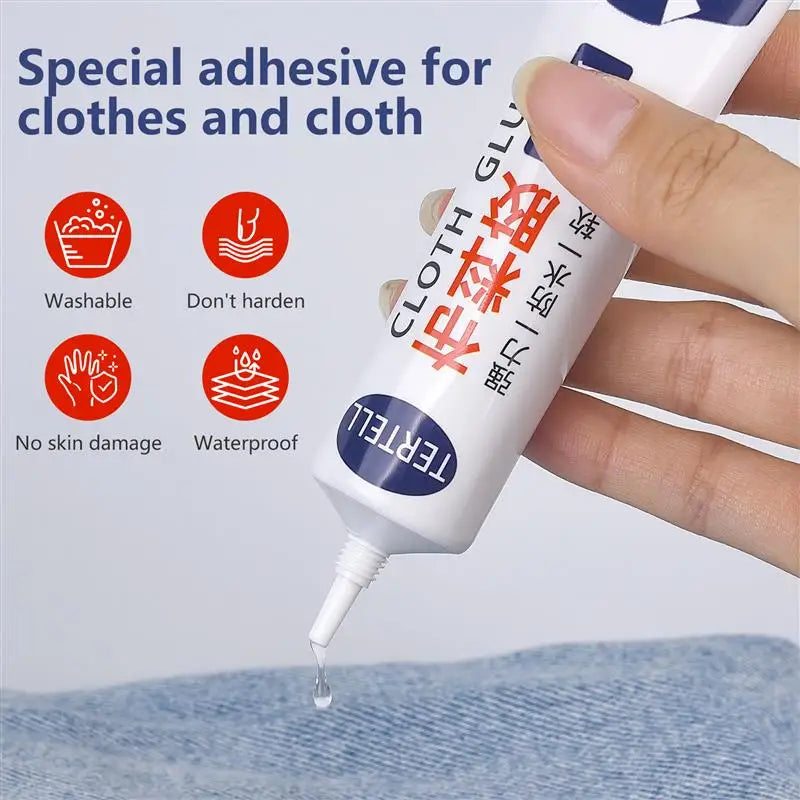 1pc 30g Fabric Sewing Glue Multi-Functional Leather Patch Glue Super Strong Universal Sealers Glue For Clothing Textiles Repair