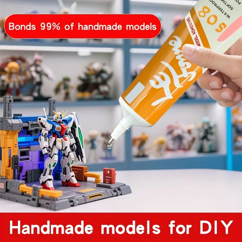 40ml Multi-Purpose Hand Adhesive Model Glue for Adults DIY Alcohol Glue, Specialized for Paper Crafting,Quick-Drying Strong Glue