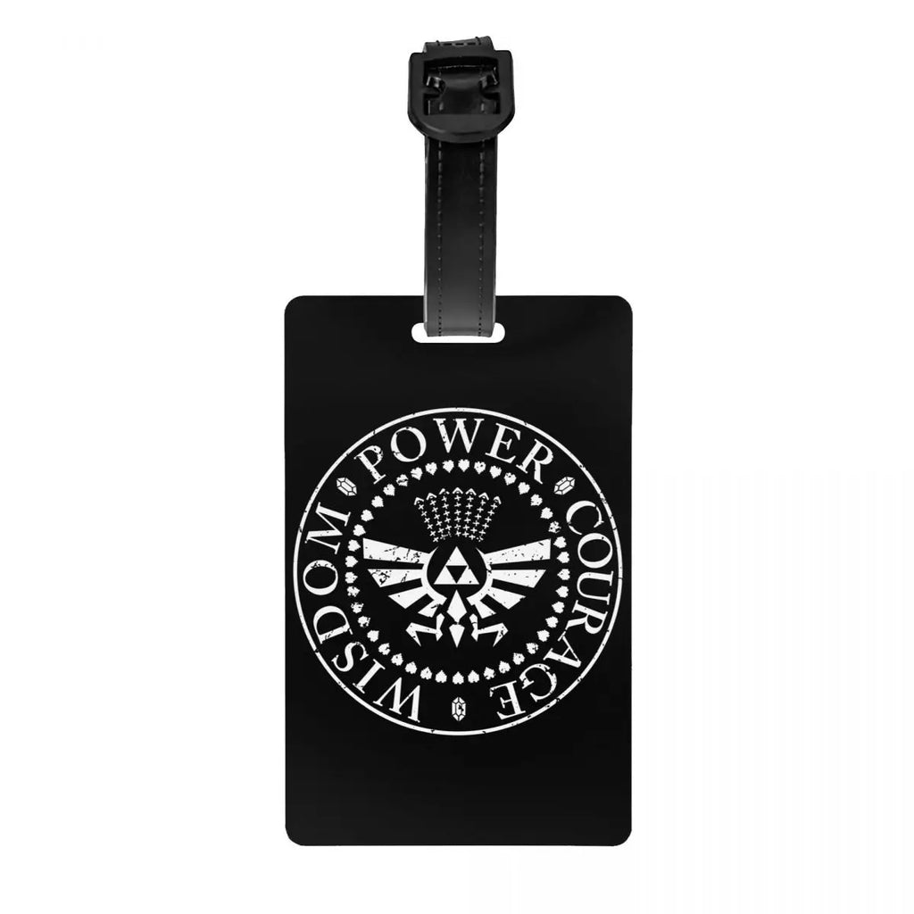Custom The Legend Of Zeldas Luggage Tag Privacy Protection Anime Game Baggage Tags Travel Bag Labels Suitcase