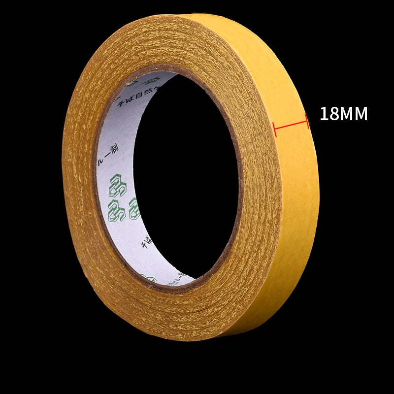 YX Double-sided Fiberglass Grid Sticky Adhesive Fiber Transparent Mesh Tape Strong Waterproof Tape Thick 20 Meter