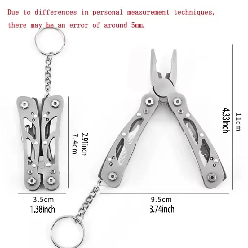 Tactical Multi-purpose repair,Mini portable folding pliers,folding multitool pocket knife pliers outdoor hunting survival rescue