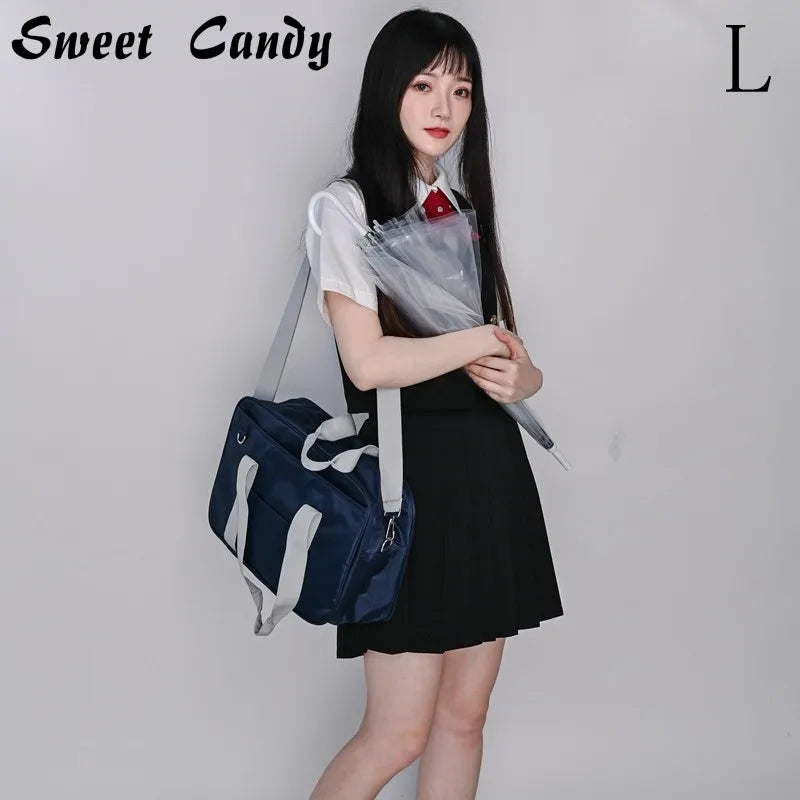 Briefcase High Students Bag Schoolbags Travel Bag Ladies Shoulder Bag Large-Tote Handbag Messenger Bag 14-16inch Laptop Bag