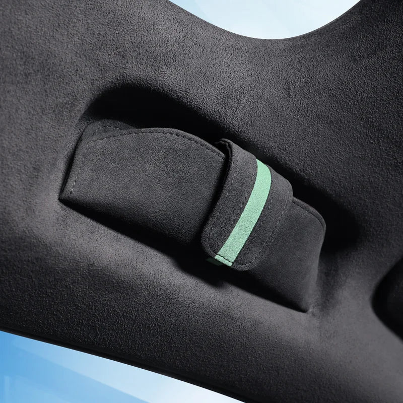 Alcantara Suede Magnetic attraction Car Glasses Case Storage Box Sunglasses Holder For ZEEKR 001