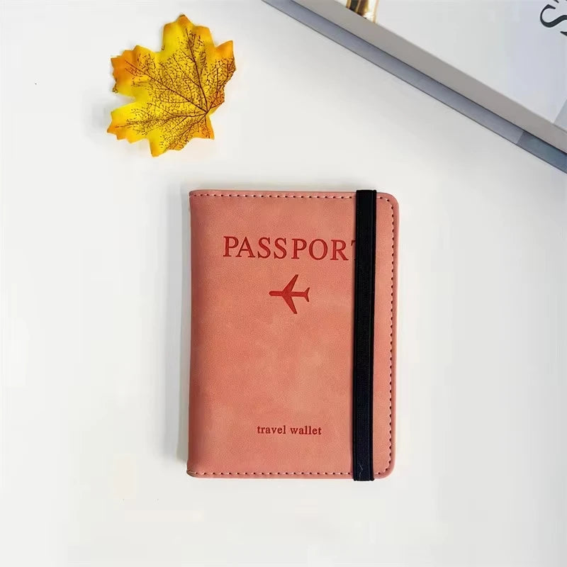 Homefish PU Leather Wallet Travel Passport Purse Card Male Travel Accessories Hand Carry Passport Business Cards Holder Wallet