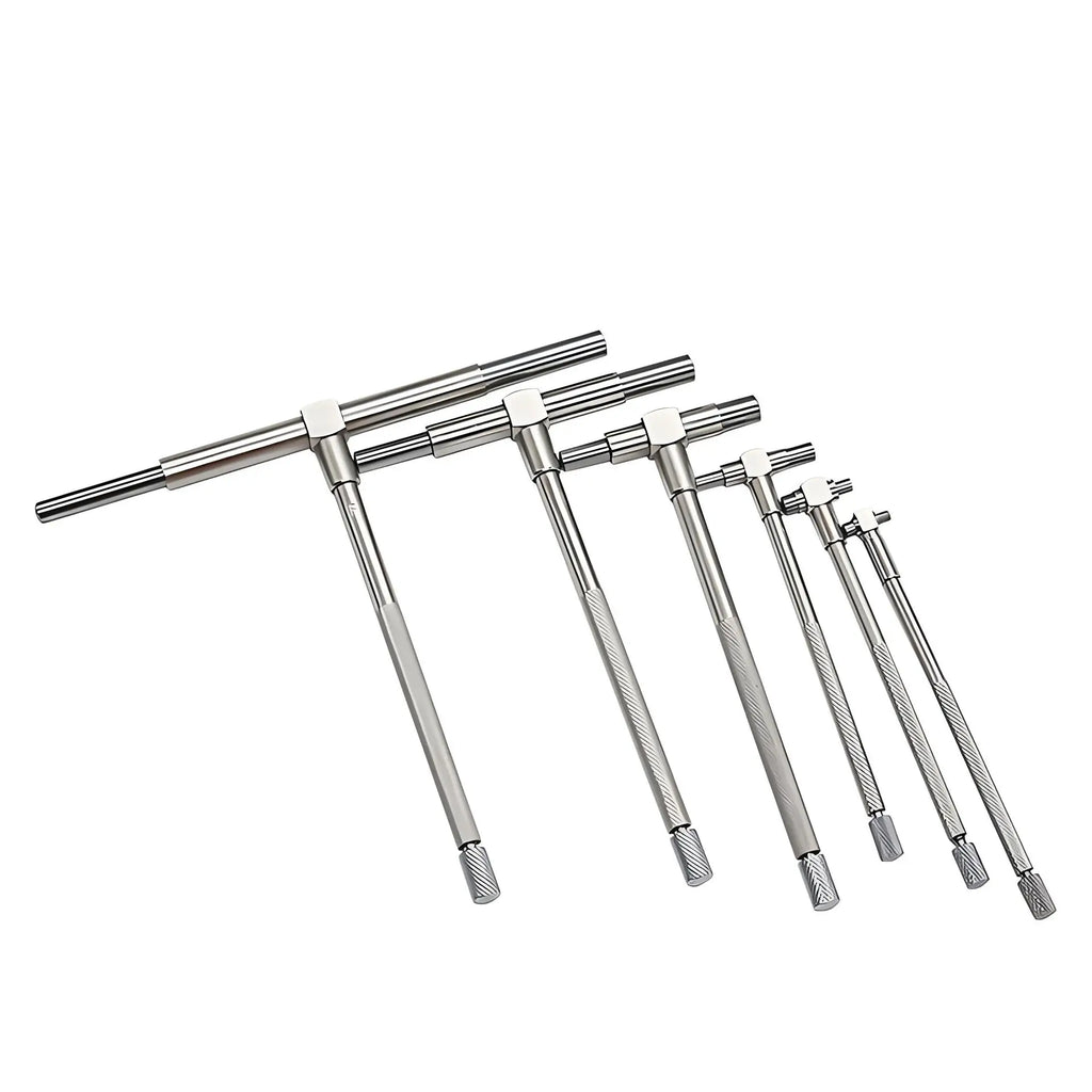 6pcs/set Telescoping Gauges Internal Gauge Hole Gauges 5/16'-6' for Quick Inside Measurements of Holes