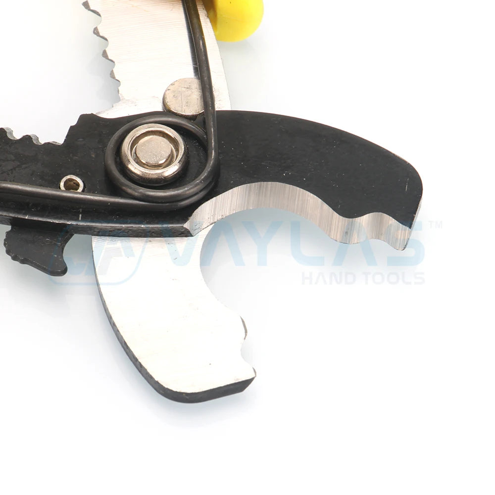 Multifunctional Cable Wire Stripper Stripping Cutter Knife Crimper AWG & Metric Scale