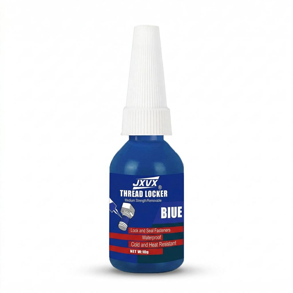 Medium Strength Blue Anaerobic Glue, (Equivalent to Loctite) Anaerobic Adhesive Sealant Medium-High Strength, Oil and High Temperature Resistant Blue, Removable, 10ml