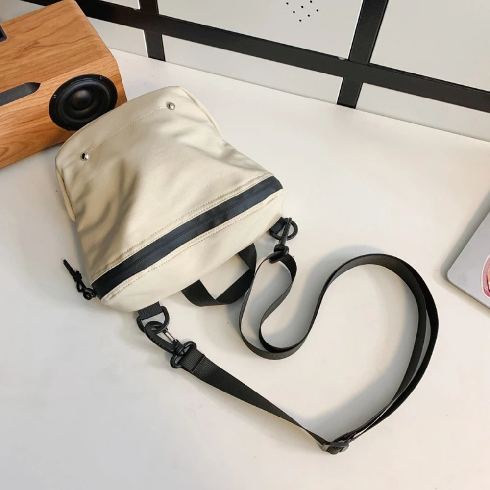 Japan and South Korea Bag Trendy Nylon Phone Bag Waterproof Shoulder Bag Casual Student Crossbody Bag Satchel Women Bag