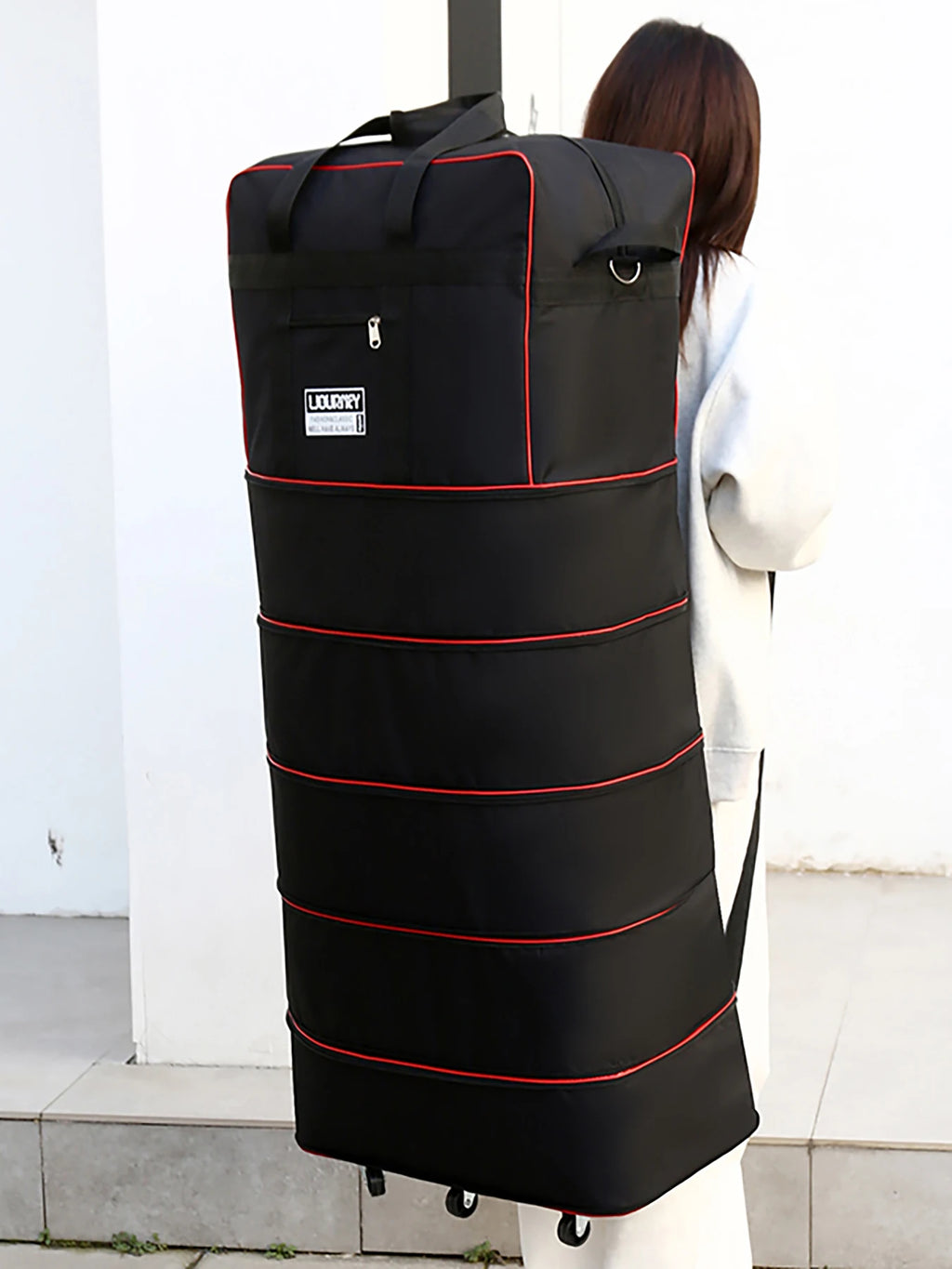 Large Capacity Gym & Travel Duffel Bag for Men,Family Foldable Travel Bag,Foldable Duffel Bag for Weekend Trips,Gift-Ready Bag