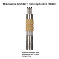 WELLHIKE Shock Wave Grinder - Stainless Steel Tactical Pepper & Sea Salt Manual Press Spice Shaker with GZ Silicone Sleeve