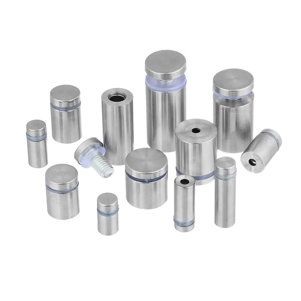 4/6/10Pcs Advertising Signboard Fixed Screw Glass Acrylic Advertisement Standoffs Stainless Steel Nails Durable Spacer Holder