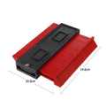 20 inch Shape Gauge Duplicator Profile Duplication Gauge Contour Template Plastic Contour Ruler Copy Duplicator Measuring Tool