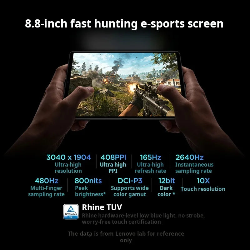 Lenovo Legion Y700 Gen 5 Gaming Tablet 8.8 inch 3K 165Hz Snapdragon 8 Elite Gen 5 9000mAh 68W Fast Charging Dual USB C Portable