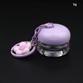 1Pcs 5g Mini Empty Plastic Lip Mask Jars With Keychain Pendant Lip Balm Cans Cream Lip Balm Containers Lipstick Makeup Container