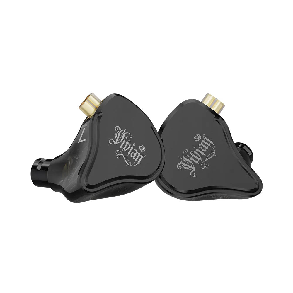 CVJ Vivian In-Ear Earphones 10mm Dynamic Driver HiFi IEM with Mic Cable for Music And Gaming