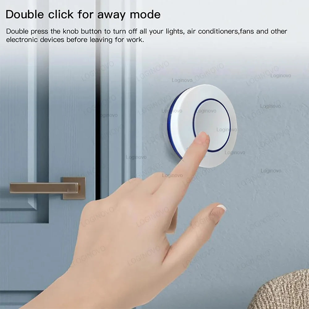 Zigbee Scene Button Switch Wireless Remote on Off Key Controller Smart Home Automation Scenario Push Switch For Tuya Smart Life