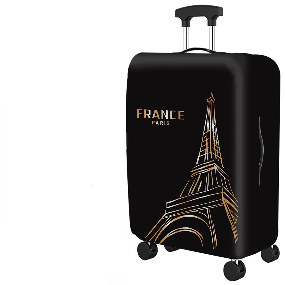 Popular Luggage Protective Cover Elastic Cloth Thickened Dust-proof Trolley Suitcase Cover Travel Accessories For 18-30Inch Case