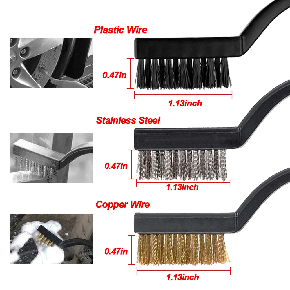New Car Detailing Brush Set The Ultimate Auto Cleaning Kit for Vents Gaps Maintenance Car Air Outlet Detail Clearance Brush