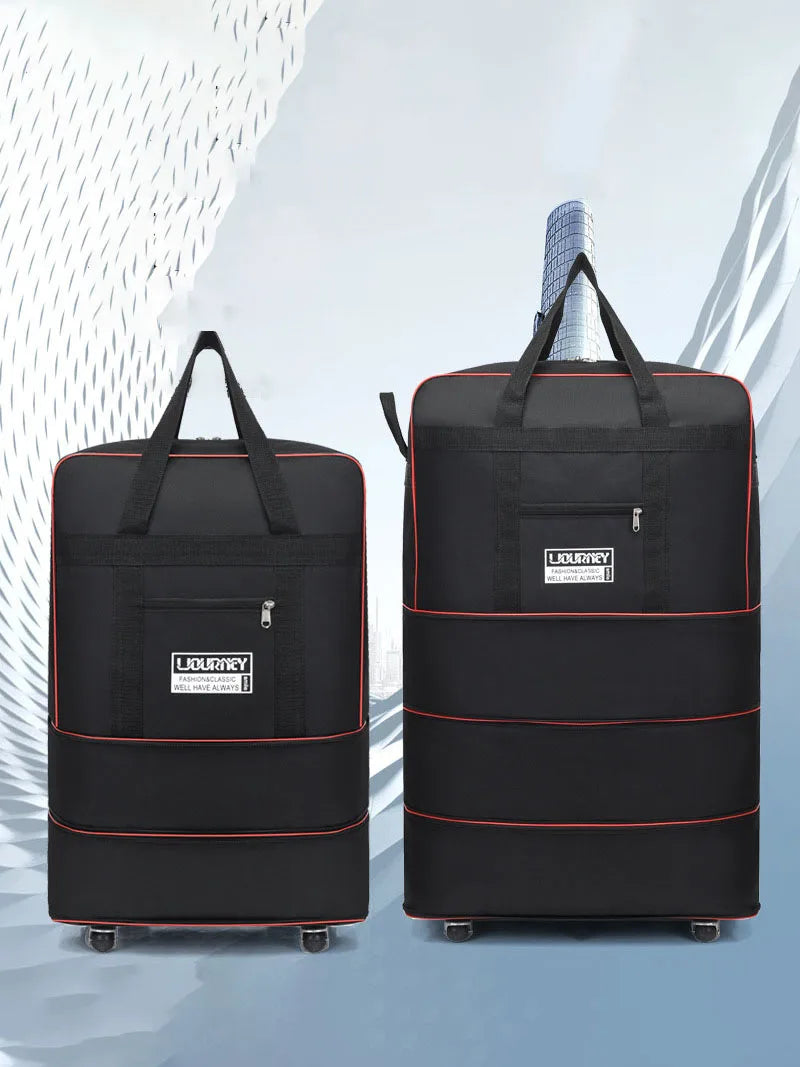 Foldable Duffel Bag for Weekend Trips，Family Travel Luggage Bag，Gift-Ready Weekender Bag，Duffel Bag，Carry-On Bag，Overnight Bag