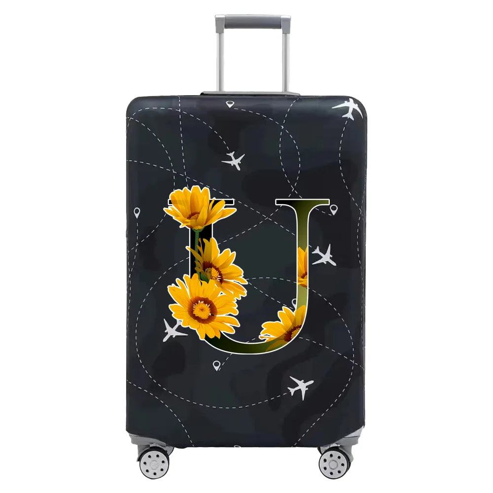 Luggage Protection Cover Travel Accessories Dustproof and Wear-resistant Luggage Protection Cover 18-32 Inch Letter Series