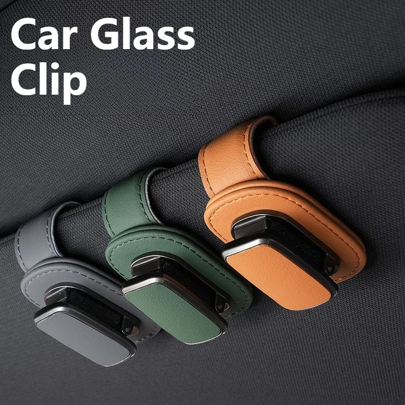 Car Sunglasses Clip Universal Card Ticket Holder Stand Fastener Pen Case Eyeglasses Sun Visor Car Accessories