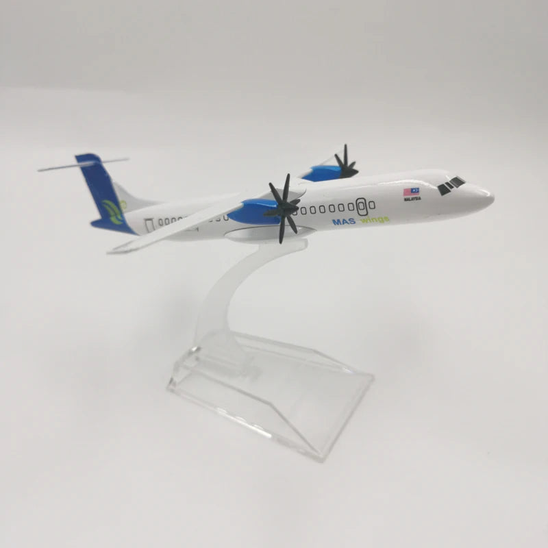 JASON TUTU 16cm Malaysia Airlines East Horse ATR72-600 Plane Airplane Model Aircraft Model Diecast Metal 1/400 Scale Planes