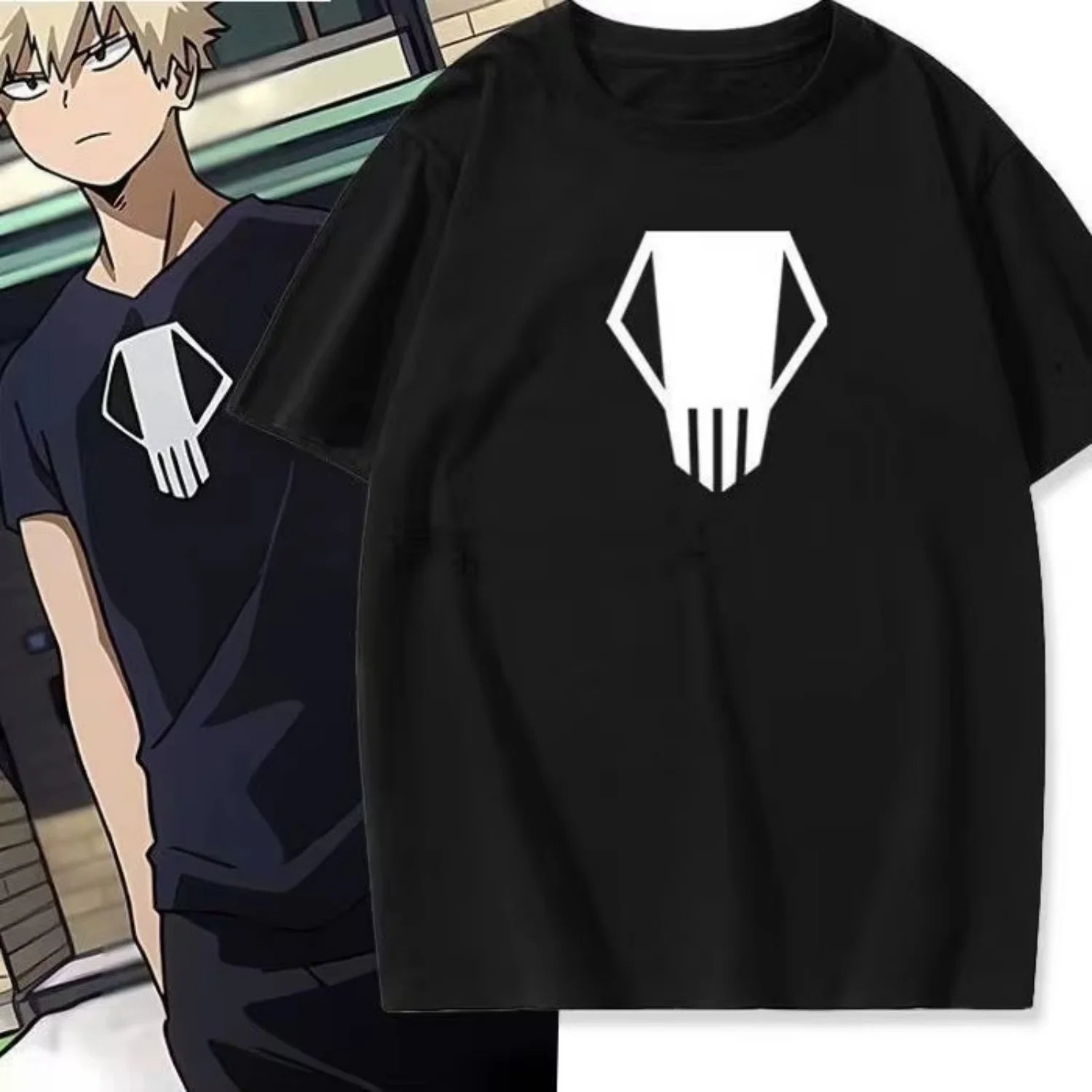 Summer My Hero Academia Bakugo Katsuki Printed Fashion T-shirt Women's Fashion High Quality Loose Casual Aesthetic Hiking T-shir