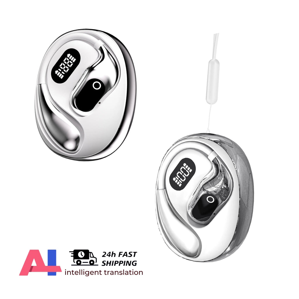 Ai Translator Headphones 144 Languages Wireless Real Time Translation Bluetooth Headset Waterproof Earbud For Business Travel