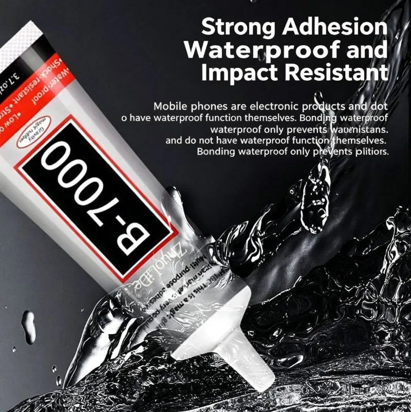 B7000 Glue, Clear Adhesive for Jewelry Rhinestone & Phone Case Repair, DIY Craft Glue