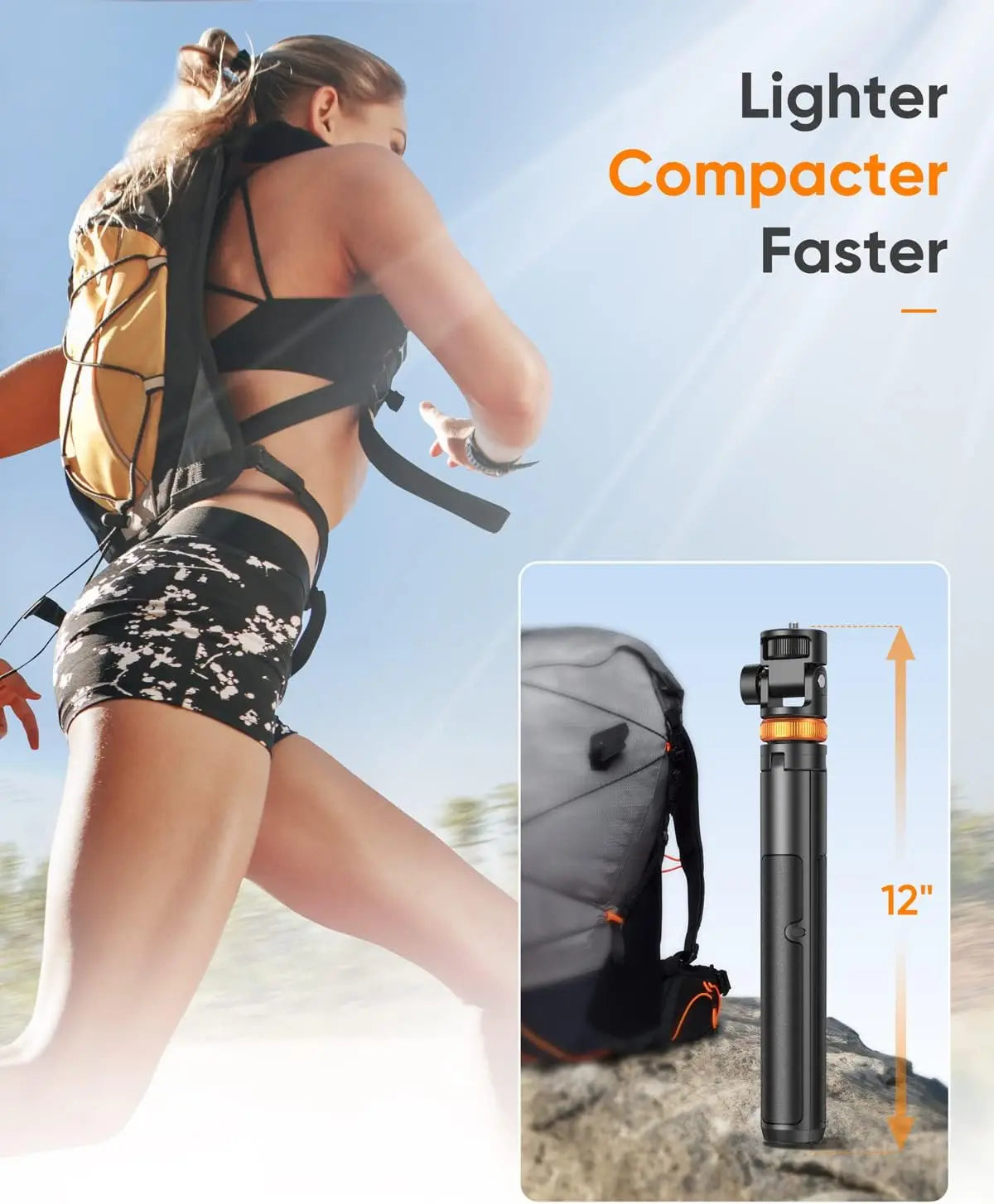 1.49m Phone Tripod for IPhone & Selfie Stick Tripod with Remote Extendable Phone Tripod Stand Compatible with IPhone/Androi