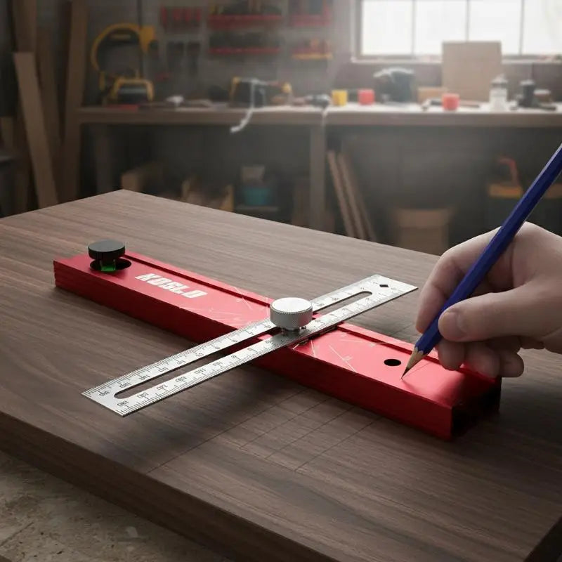 Marking Protractor Multi Angle Ruler Foldable Depth Measuring Tool Gauge For Woodworking Leveling Posit