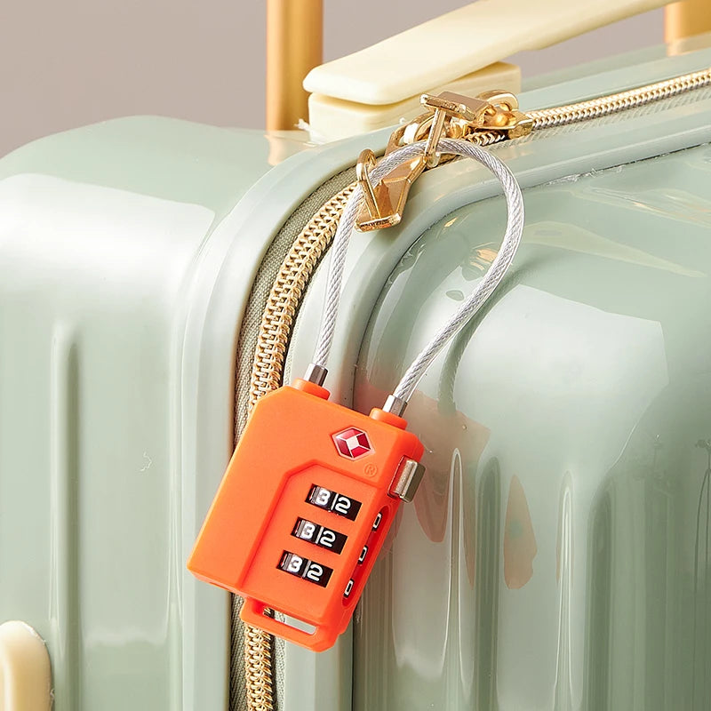 TSA Official Password Lo for Travel Lage Carry-on Bag Bapa Suitcase Small U-aped Anti-theft Lo Outdoor Cam Gear