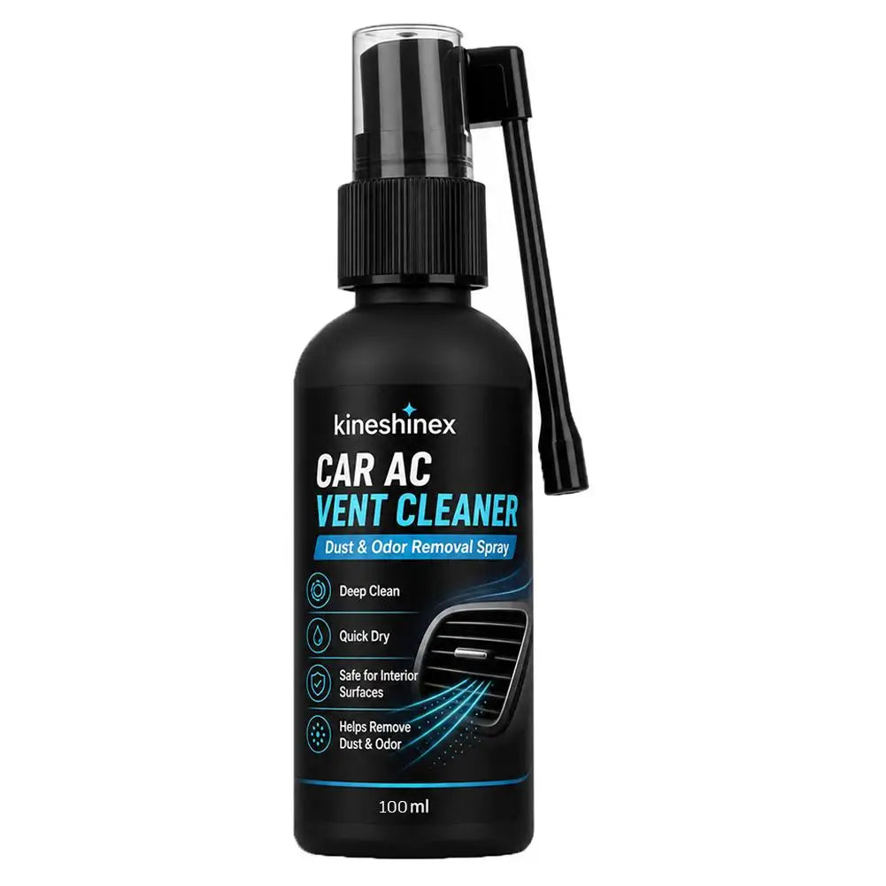 Car AC Vent Cleaner Spray Air Conditioner Duct Deodorizer Deep Cleaning Dust Removal for Auto Interior Care 50/100ml