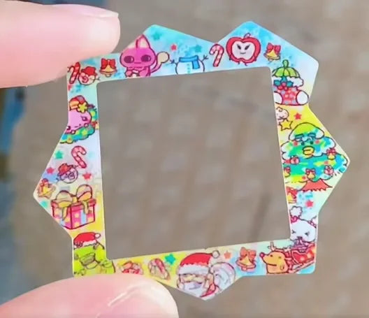IN STOCK Cannot Be Past Dynamic Lenticular Tamagotchi Paradise Cartoon Characters Diy Handmade Panel Paper And Backboard Paper