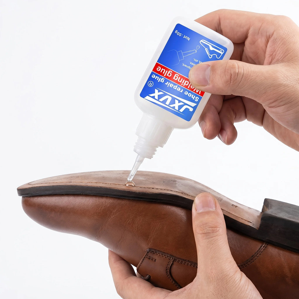 4 bottles of 50g quick-drying shoe adhesive (instant glue), high-strength, for repairing cracks and delamination in shoes