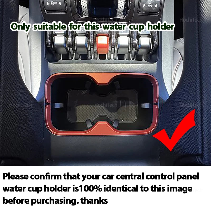 For BYD SHARK 6 2024 2025 2026 Anti-Slip New Car Water Cup Holder Drink Storage Box Center Console Car Interior Storage Tray