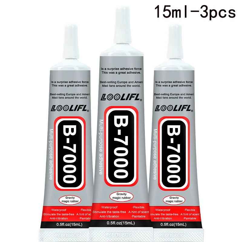 B7000 15,25,50,110ml Rhinestone Glue, Rhinestone Craft Glue, Jewelry Glue, Jewelry Processing Glue, Has Flexibility after Drying