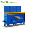 Heavy Duty Workshop Rolling Trolley with Wheels Metal Tool Cart Boxes Professional Mechanic Chest Steel Storage Cabinet Pro