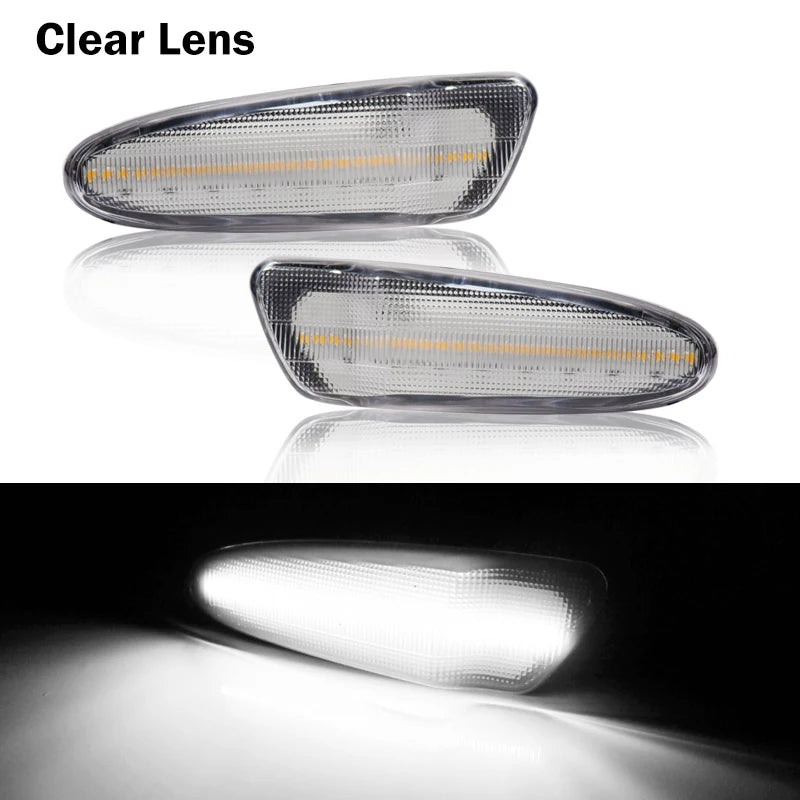 2pcs For Toyota SUPRA MK.4 For 00-05 Toyota Celica Front Bumper Side Marker LED Lights Lamps Turn Signal Light/Clearance Lights