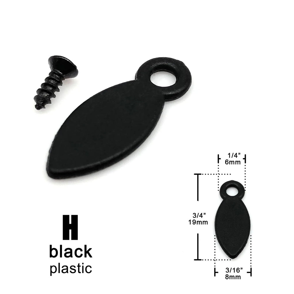 50pc Golden Black Clear Metal Plastic Picture Photo Mirror Scrapbook Frame Backboard Turnbutton Turn Button Rotating Fixing Brad